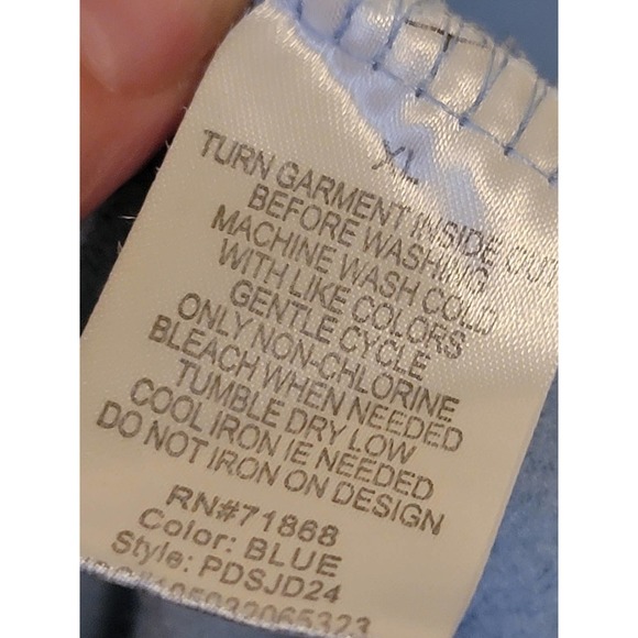 Unisex PINK FLOYD by Freeze New York Dark Side Of The Moon Blue Hoodie - Picture 6 of 6